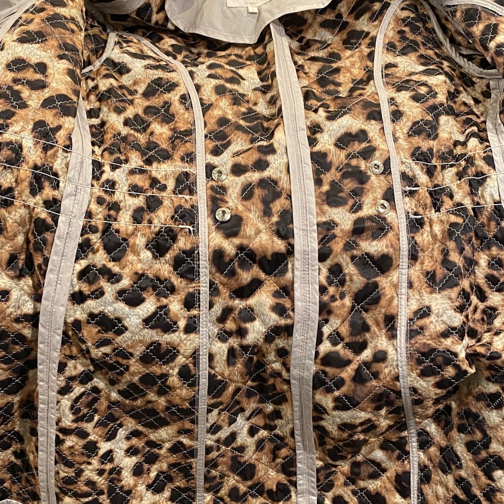 Women's Quilted “laundry buy Shelli Segal” Jacket - Silver - Picture 8 of 10